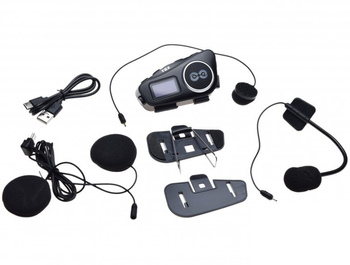 Zestaw słuchawkowy uniwersalny interkom HEBE Y6X na jeden kask