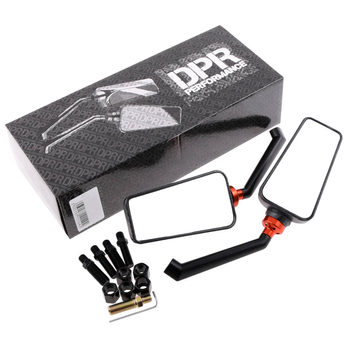 Lusterka uniwersalne carbon matt solidna konstrukcja DPR Performance