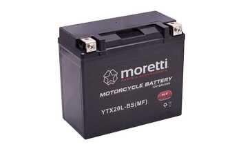 Akumulator AGM (Gel) MTX20L-BS Moretti