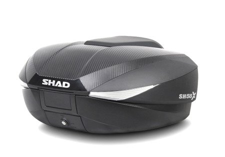 Kufer motocyklowy centralny SHAD SH58x carbon